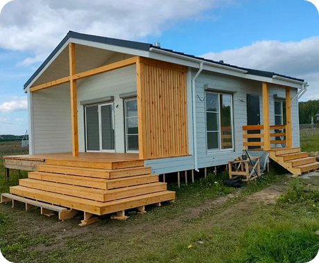 Каркасный дом построенный Центром Силового Каркаса в Челябинске