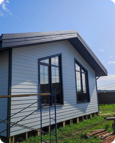 Каркасный дом построенный Центром Силового Каркаса в Челябинске