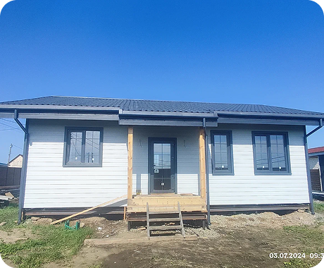 Каркасный дом построенный Центром Силового Каркаса в Челябинске