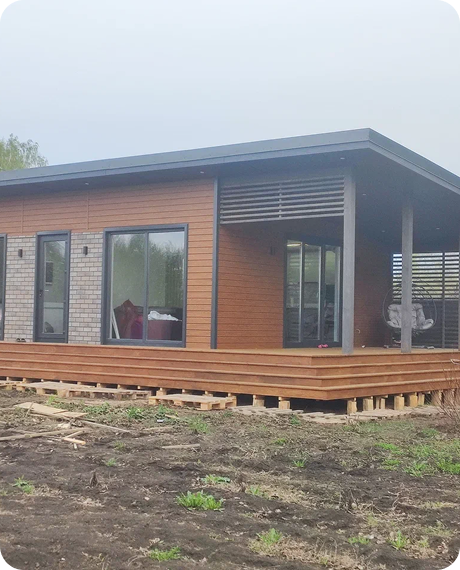 Каркасный дом построенный Центром Силового Каркаса в Челябинске